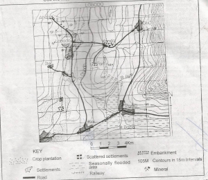 The total lenght of the railway line is approximately